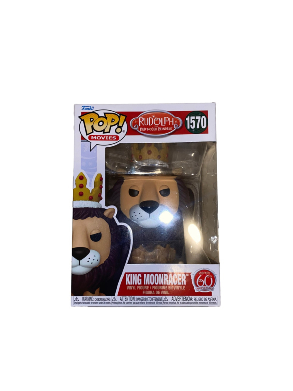 Funko Pop Movies Rudolf Red Nosed Reindeer King Moonracer Vinyl Figure 1570 NWT